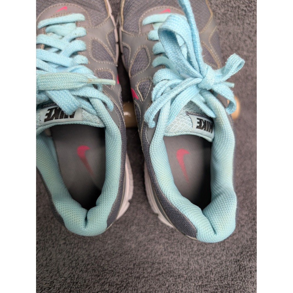 Nike Womens Revolution 2 Grey Pink Blue Running Shoes 488141-002 Size 8 - Picture 6 of 9